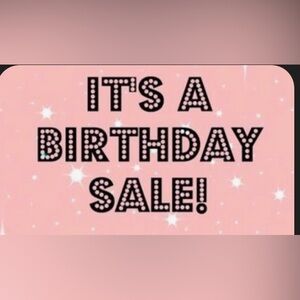 Birthday sale name your price.